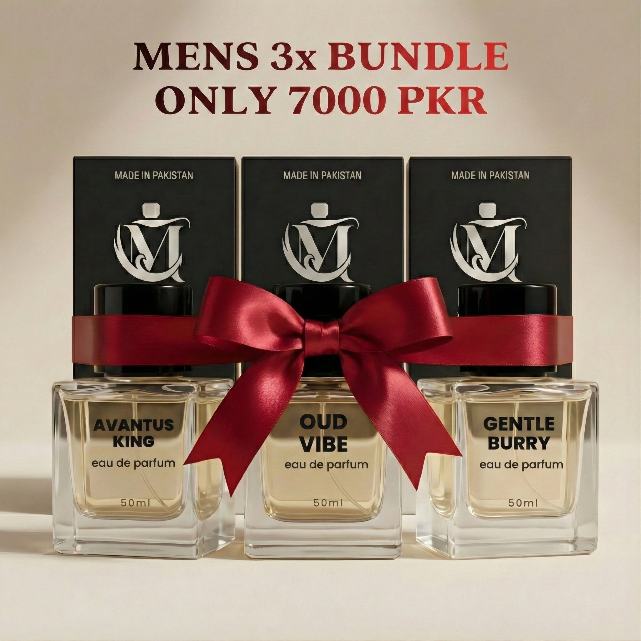 MENS 3X PERFUME BUNDLE