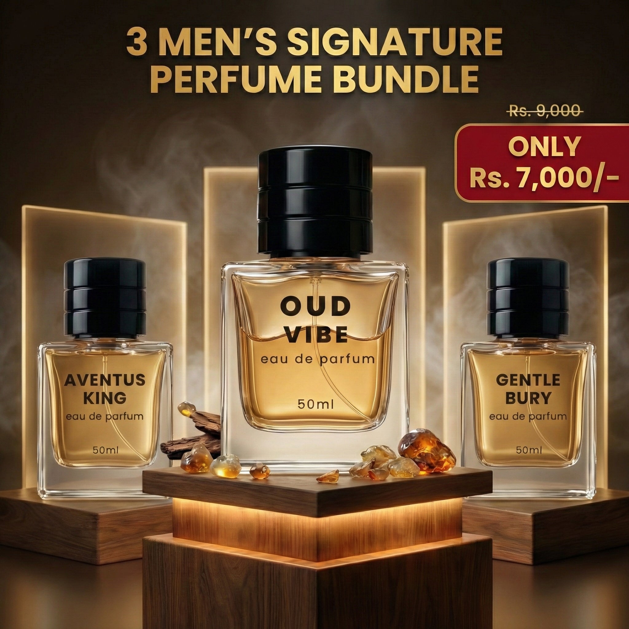 MENS 3X PERFUME BUNDLE