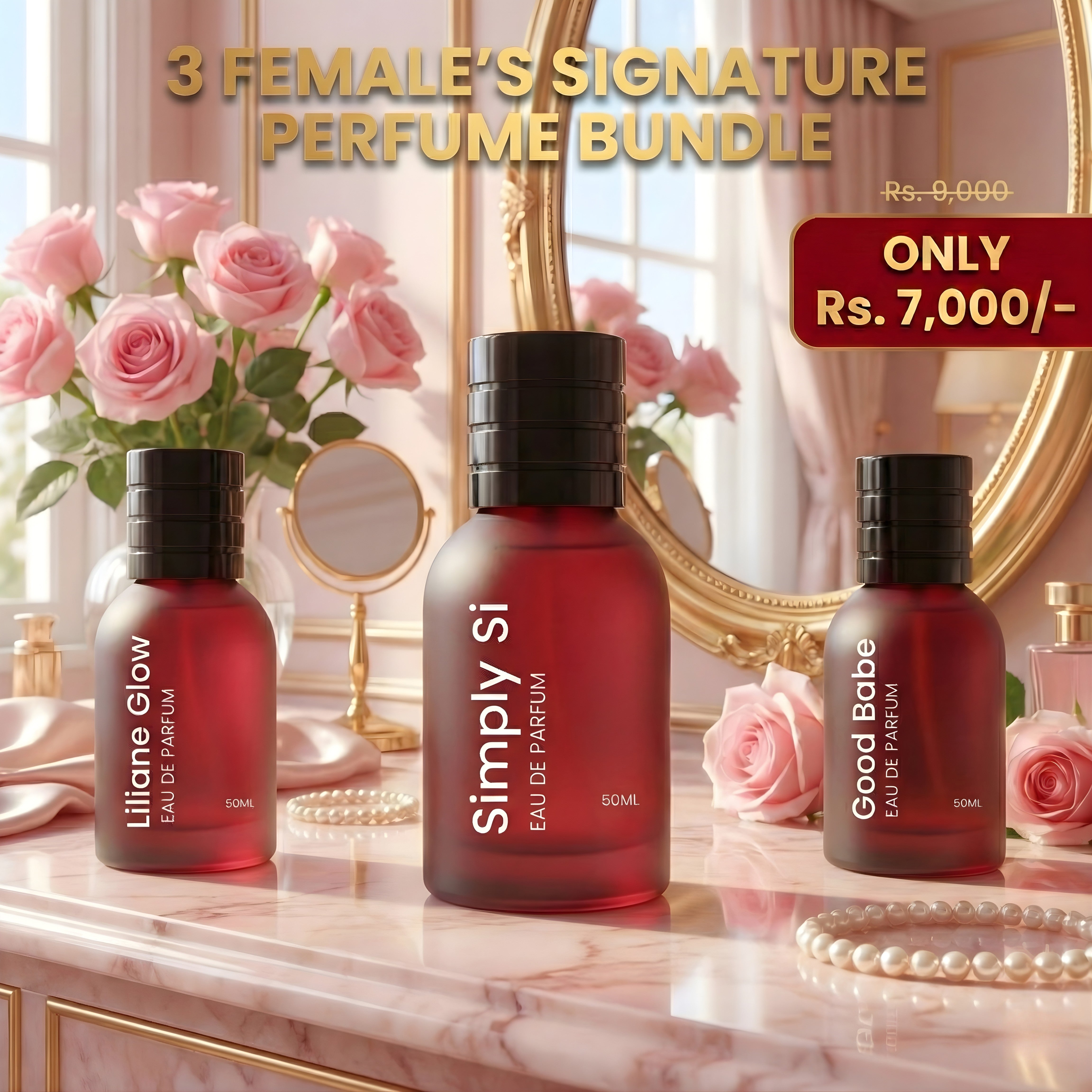 WOMENS 3X PERFUME BUNDLE